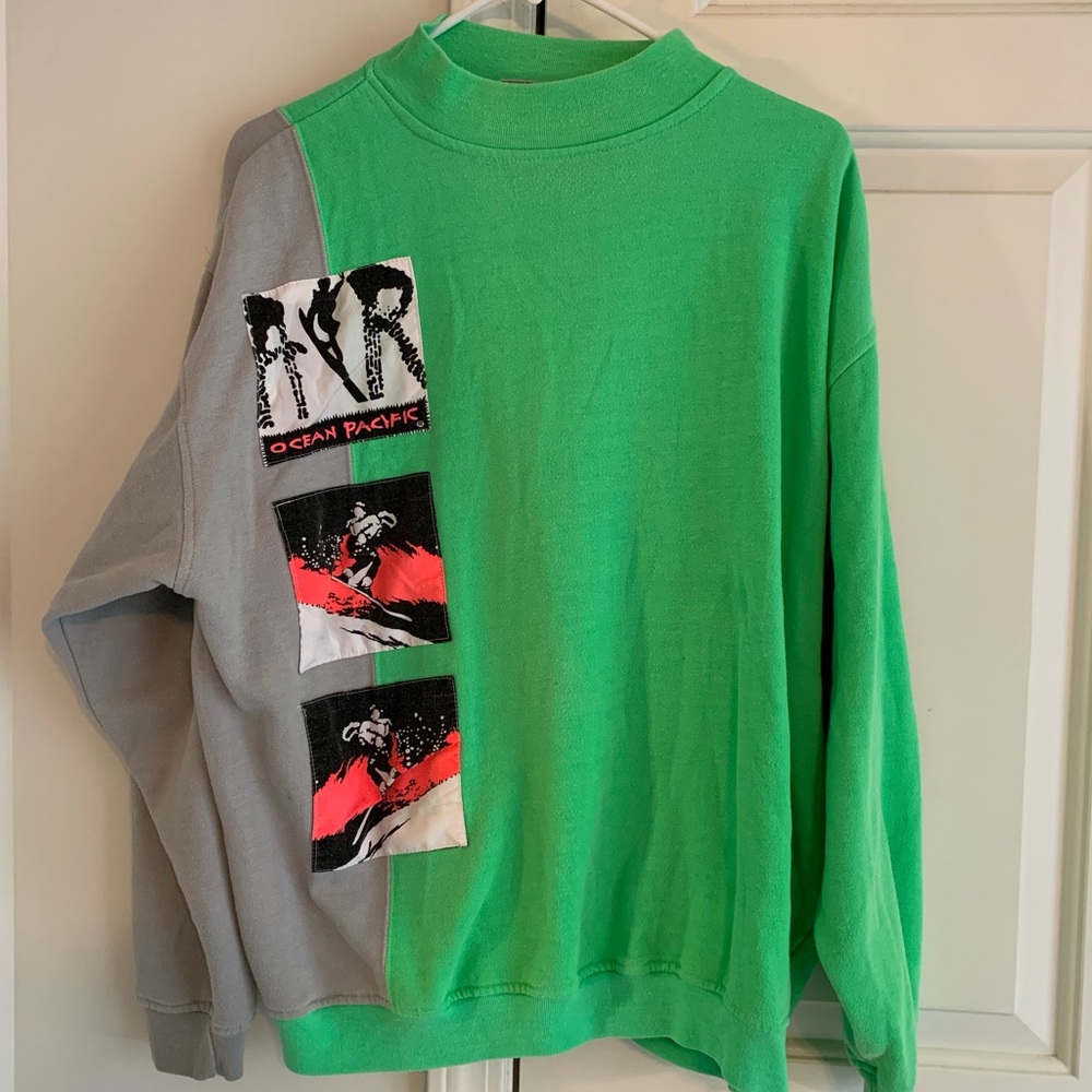 Ocean Pacific green sweatshirt
